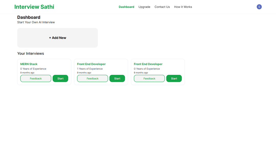 Interview Sathi project image